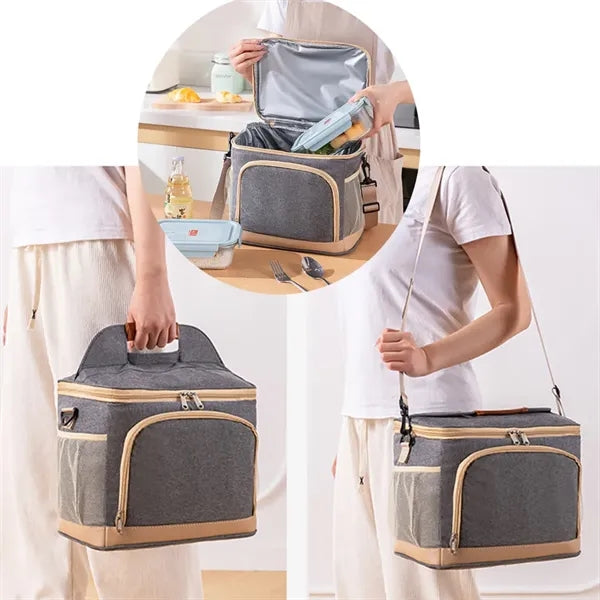 Oxford Cloth Insulated Lunch Bag