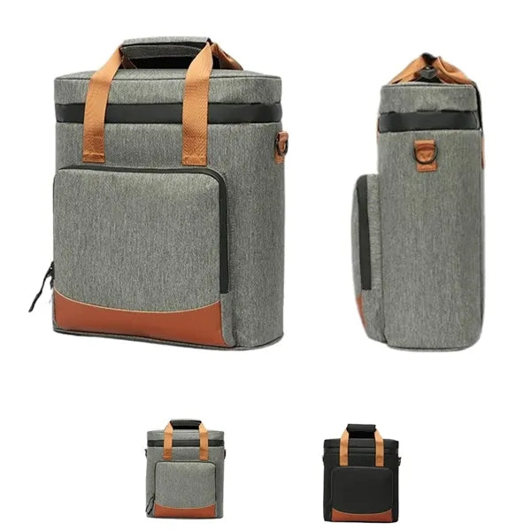 Stylish Oxford Cloth Insulated Wine Bag