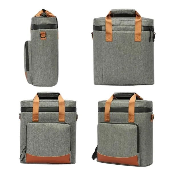Stylish Oxford Cloth Insulated Wine Bag