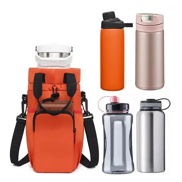 Oxford Cloth Insulated Water Bottle Bag