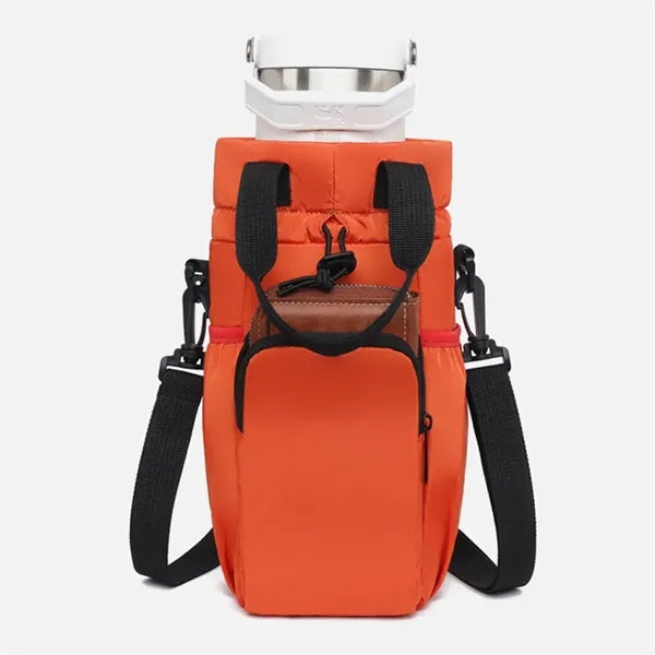 Oxford Cloth Insulated Water Bottle Bag