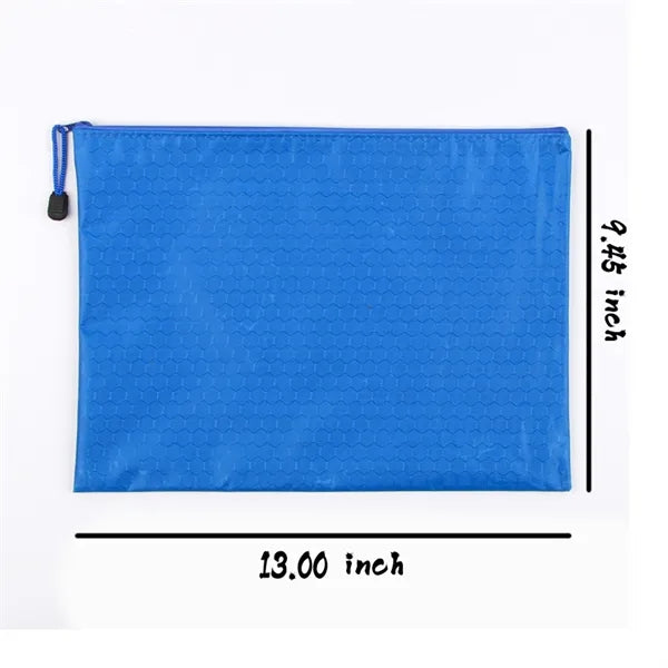 A4 Waterproof Oxford Zipper Pencil Pouch
