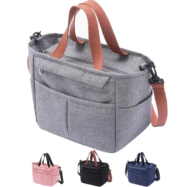 Multi Pockets Thermal Insulated Oxford Lunch Bag