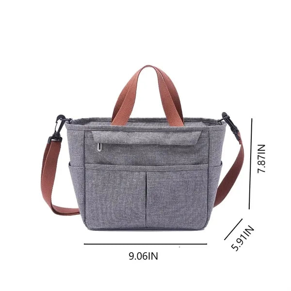 Multi Pockets Thermal Insulated Oxford Lunch Bag