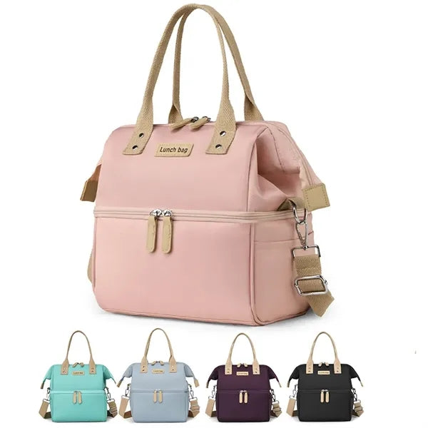 Multi Color Oxford Insulated Lunch Bag