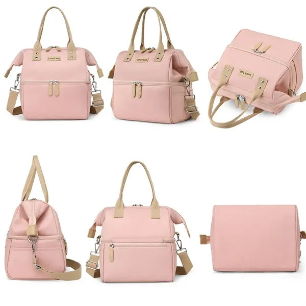Multi Color Oxford Insulated Lunch Bag