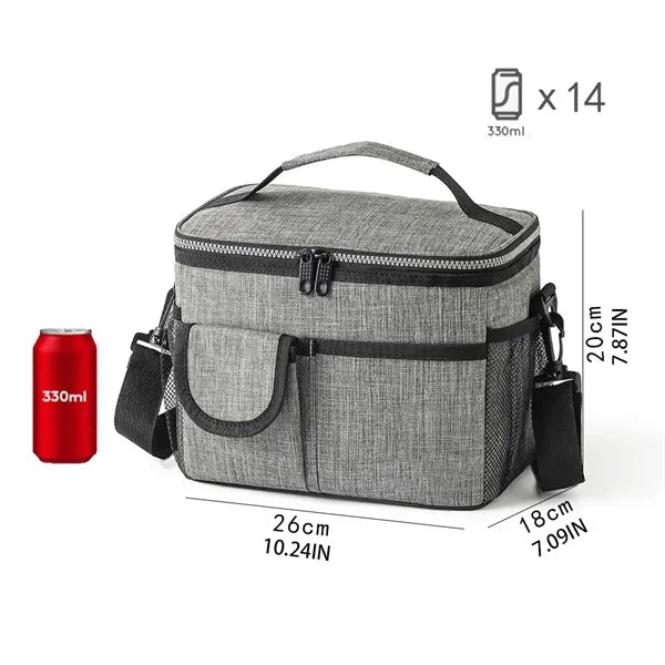 14 Can Oxford With Multiple Colors Insulated Lunch Bag