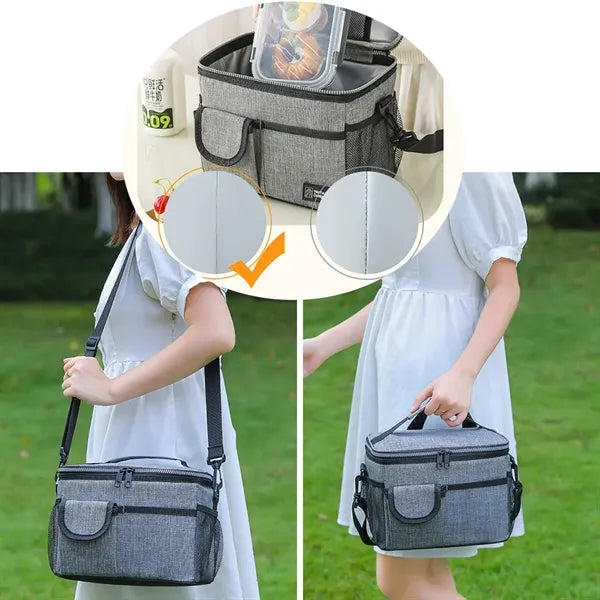 14 Can Oxford With Multiple Colors Insulated Lunch Bag
