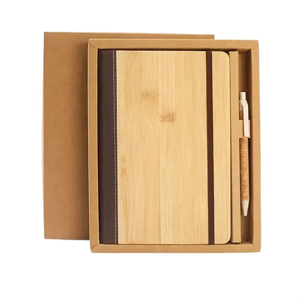 PU Notebook Pen Set Eco Friendly Business Journal Gift Kit