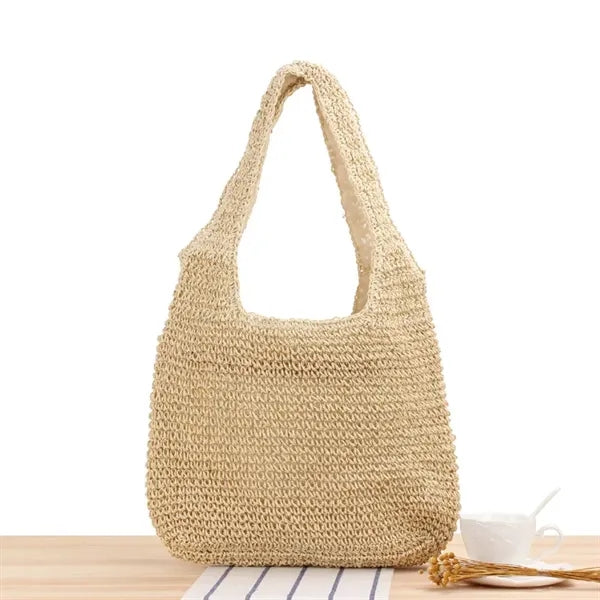 Handwoven Straw Shoulder Bag