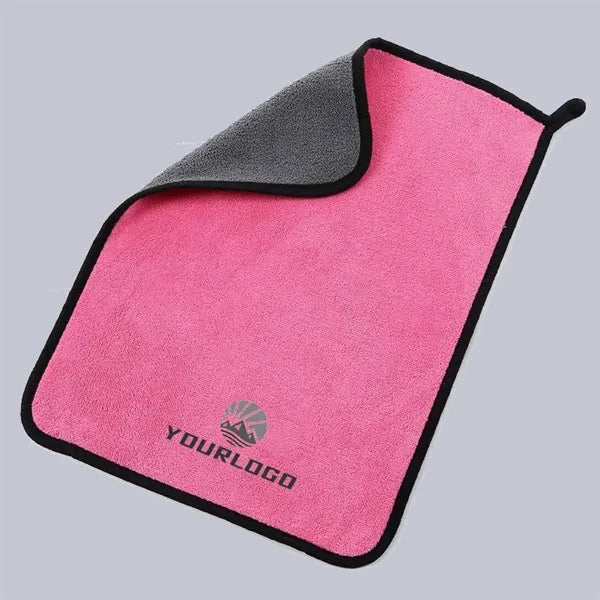 Double-Sided Coral Fleece Heavyweight Cleaning towel