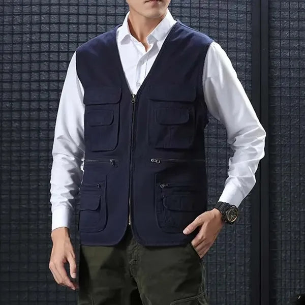 Multi Pockets Cotton Fishing Vests