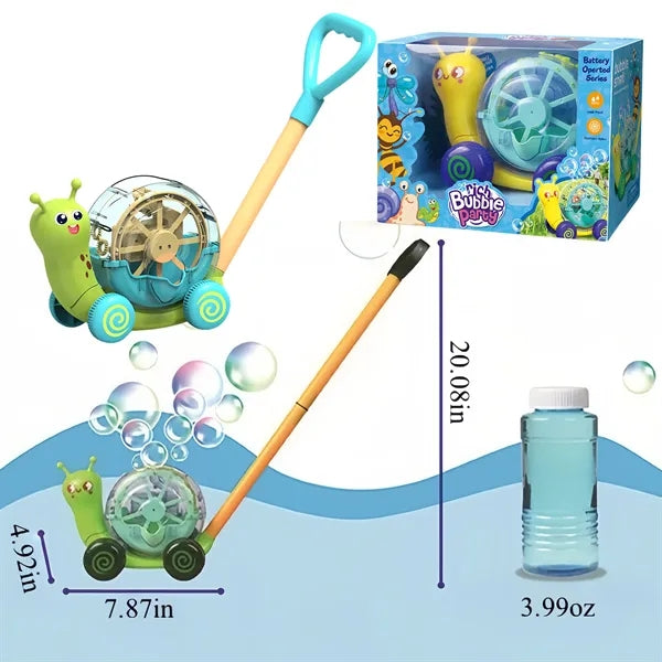Bubble Snail Stroller Toy For Kids Play