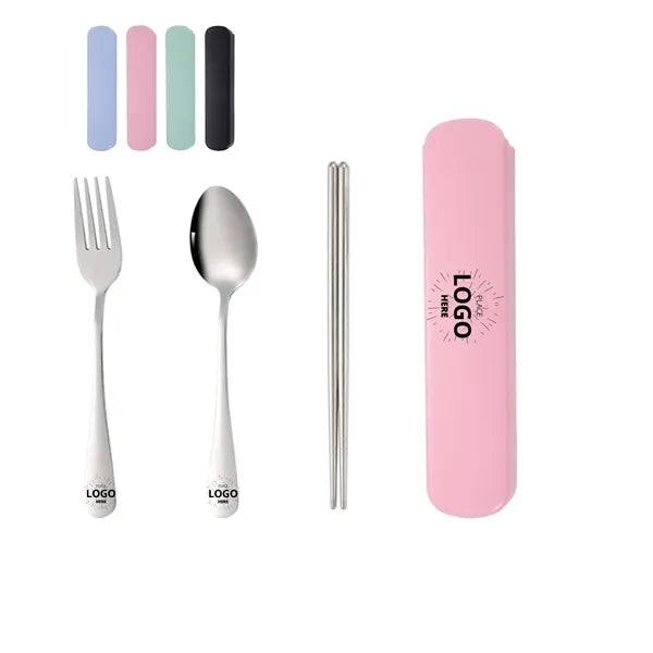Portable Stainless Steel Cutlery Utensil Kit