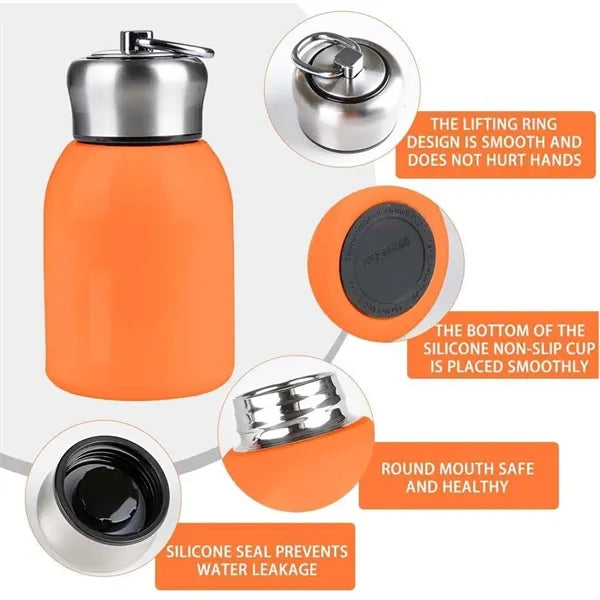 Mini 10oz Stainless Steel Thermal Water Bottle