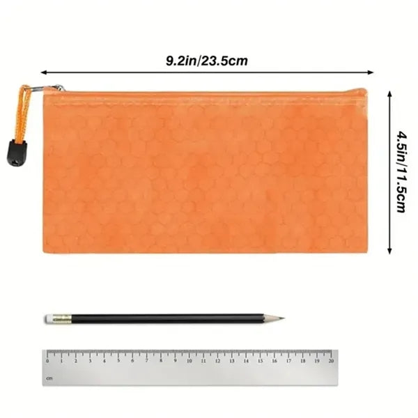 A6 Waterproof Oxford Zipper Pencil Pouch