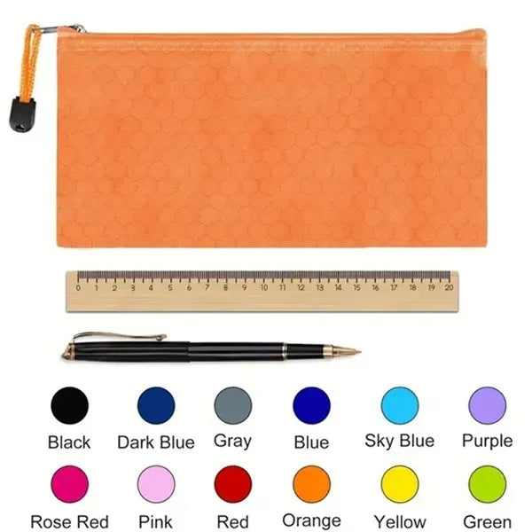 A6 Waterproof Oxford Zipper Pencil Pouch