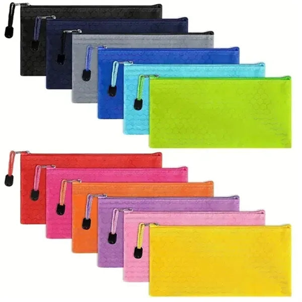 A6 Waterproof Oxford Zipper Pencil Pouch