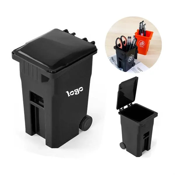 Trash Can Pen Holder