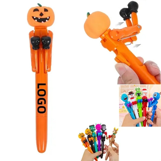 Halloween Pumpkin Cartoon Boxing Ballpoint Pen