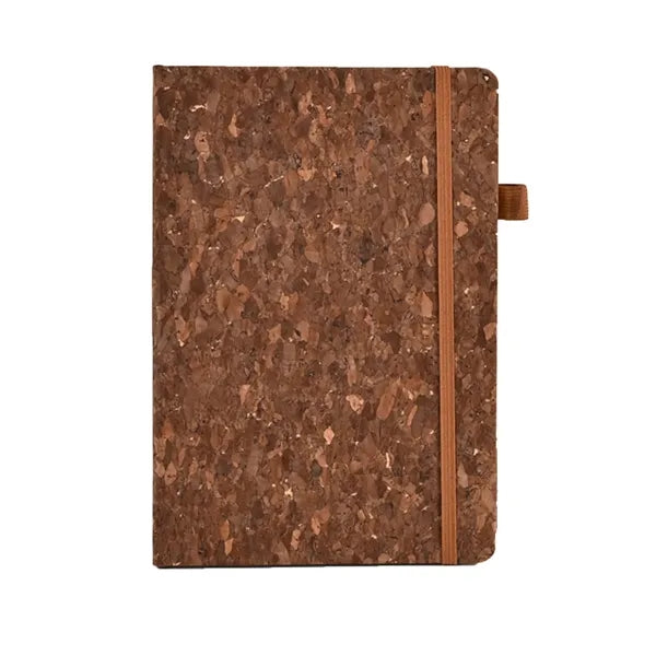 A5 Cork Pu Notebook With Elastic Band