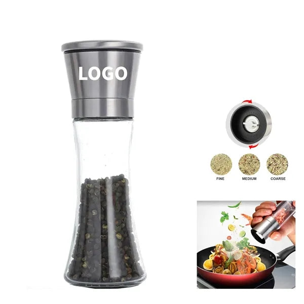 Stainless Steel Salt And Pepper Grinder Set