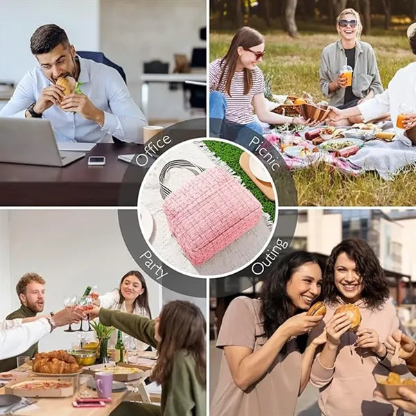 Tweed Lunch Box for Women