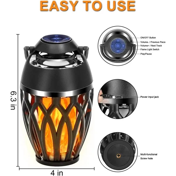 IPX5 Waterproof Flame Atmosphere bluetooth Speaker