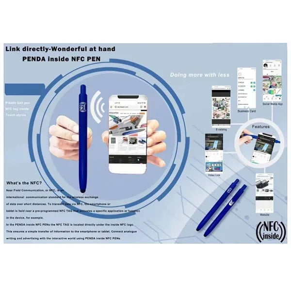 3-In-1 Stylus And Ballpoint With Nfc Pen