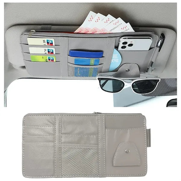 Lrather Car Sun Visor Pocket Organizer