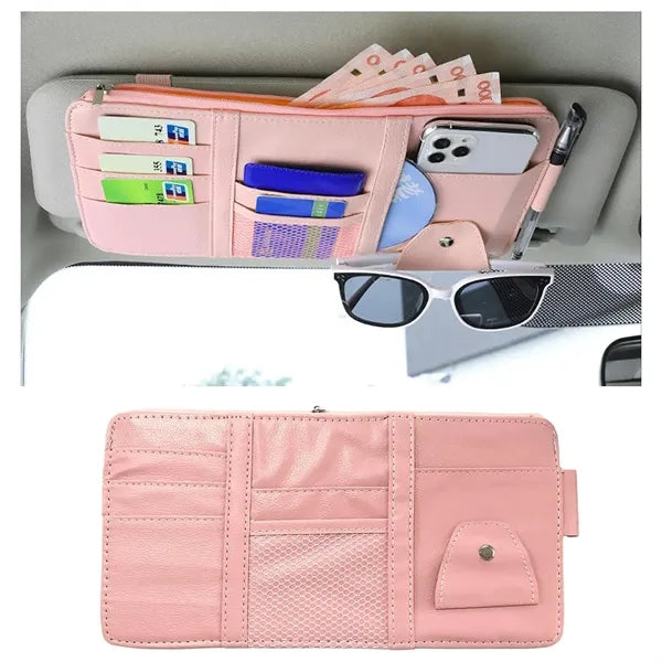 Lrather Car Sun Visor Pocket Organizer