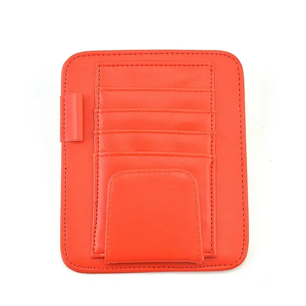 Small Leather Sun Visor Organizer