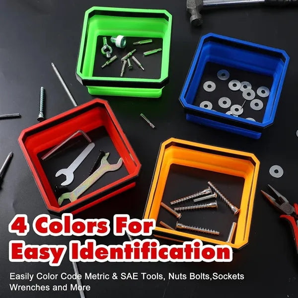 Collapsible Magnetic Parts Tray
