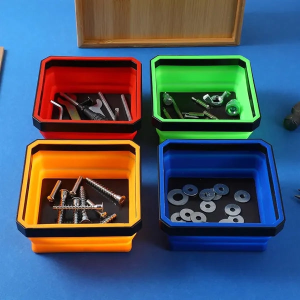 Collapsible Magnetic Parts Tray
