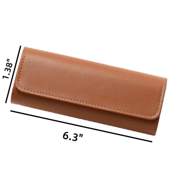 Travel Vintage Leather Sunglass Case Free Shipping