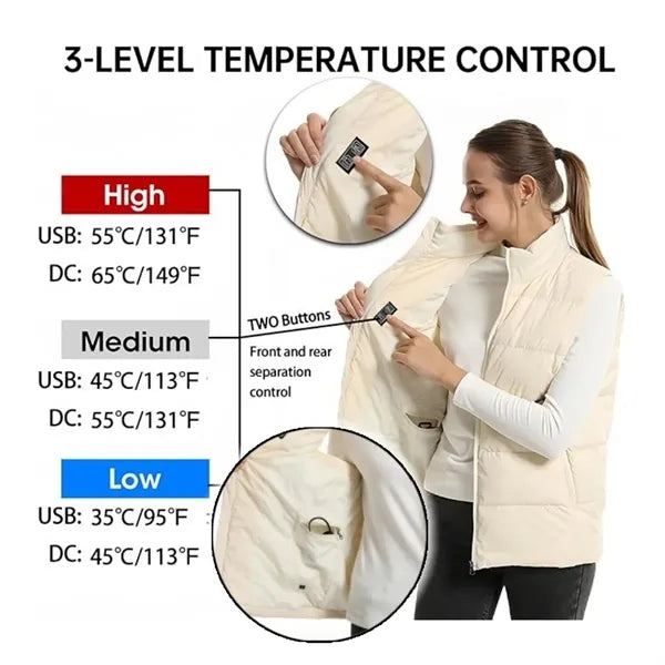 Heated Vest (No Power Bank)