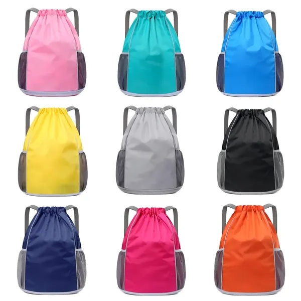 Basketball Backpack Large Capacity Drawstring Bag