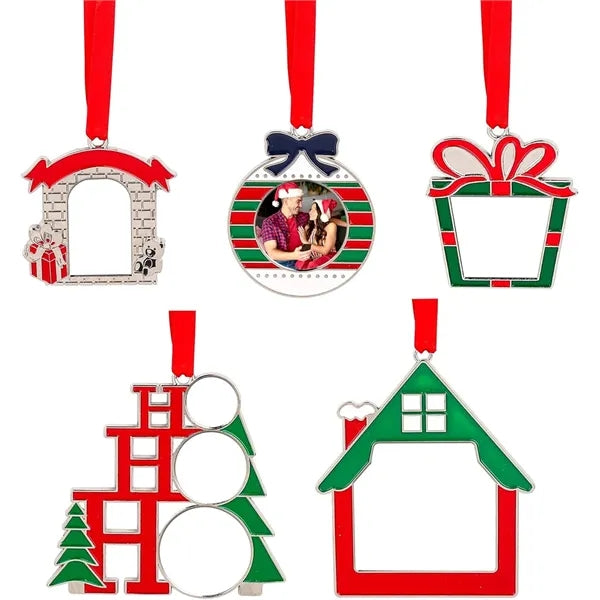 Sublimation Hanging Ornament Christmas Metal Decoration