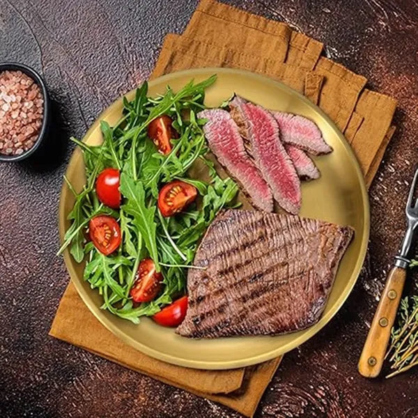 Stainless Steel Round Dinner Plates For Restaurants
