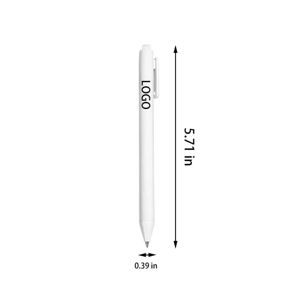 ABS Plastic 0.5mm Black Ink Ballpoint Pen