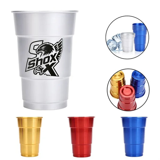 Multifunctional Monochrome Aluminum Cup