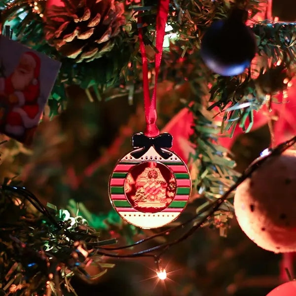 Sublimation Hanging Ornament Christmas Metal Decoration