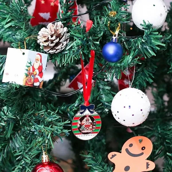 Sublimation Hanging Ornament Christmas Metal Decoration