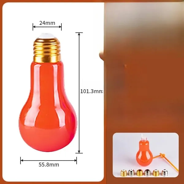 3.4 oz - 17oz Mini Big Light Bulb Plastic Cup Bottle