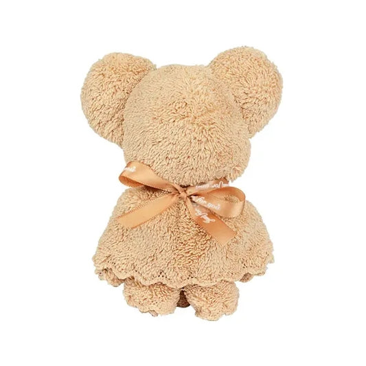 Soft and Cute Coral Fleece Bear Towel Gift
