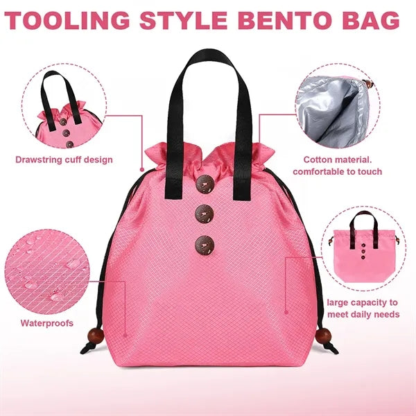 6L Multi Color Nylon Tooling Lunch Tote Bag