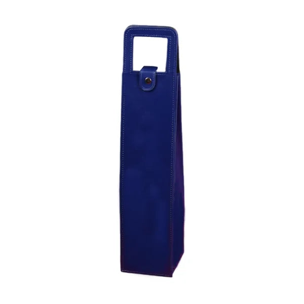 Luxury PU Leather Wine Bottle Gift Bag