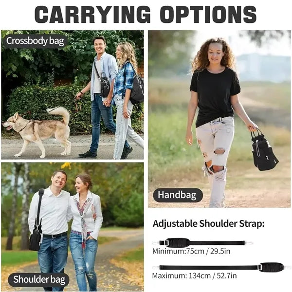 Water Bottle Carrier Bag with Strap