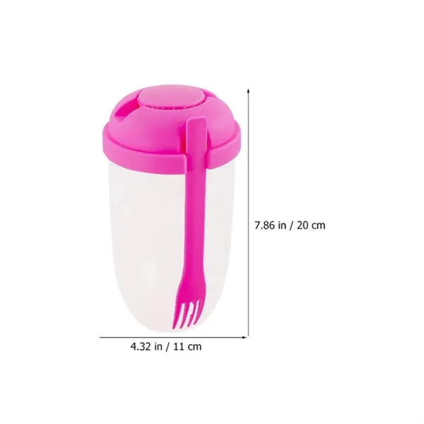 30Oz. On-the-Go Cereal & Snack Cup with Spoon