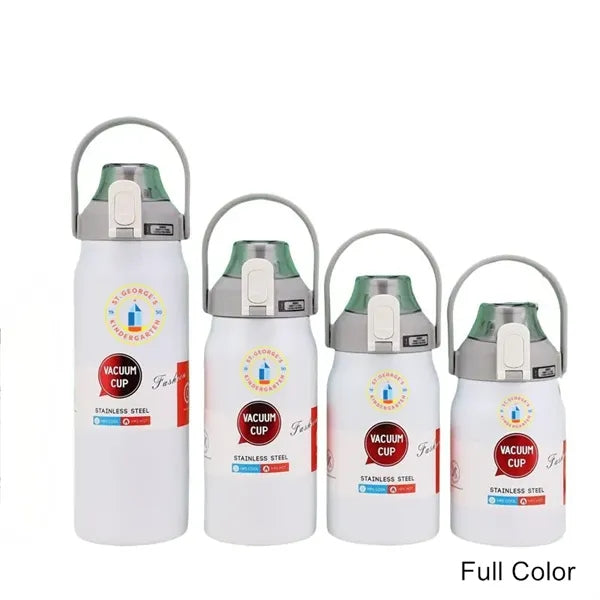 34 to 57oz Dual Drink Stainless Steel Vacuum Sports Bottle